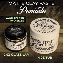 Load image into Gallery viewer, Matte Clay Paste Pomade 4 oz Jar
