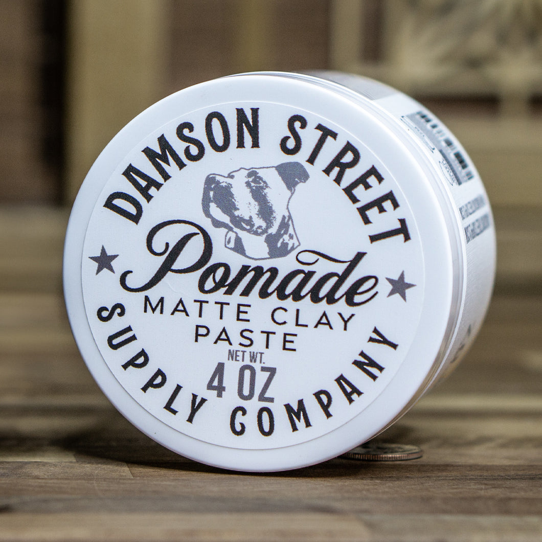 Matte Clay Paste Pomade 4 oz Jar