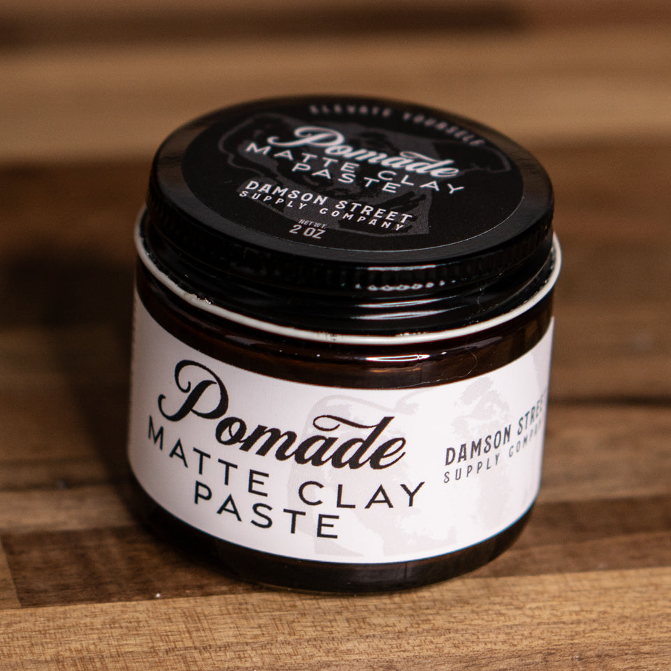 Matte Clay Paste Pomade 2 oz Jar